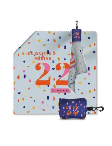 CHIFFON DE NETTOYAGE EN MICROFIBRE AVEC POCHETTE 150x150mm