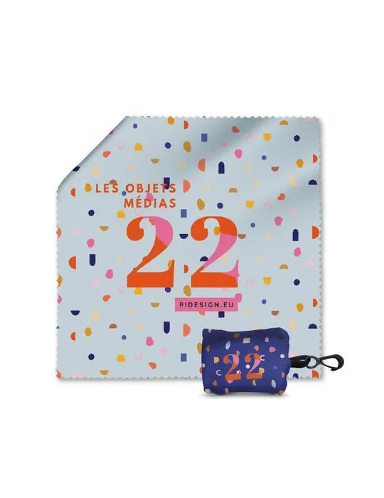 CHIFFON DE NETTOYAGE EN MICROFIBRE AVEC POCHETTE 150x150mm