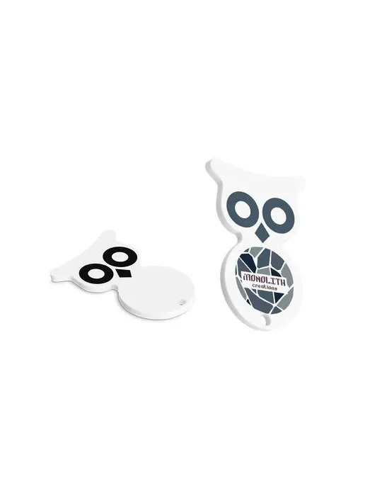 JETON PLASTIQUE (ABS) FORME HIBOU
