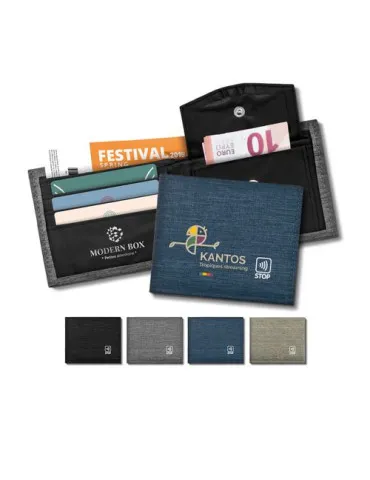 PORTE MONNAIE ANTI RFID EN RPET