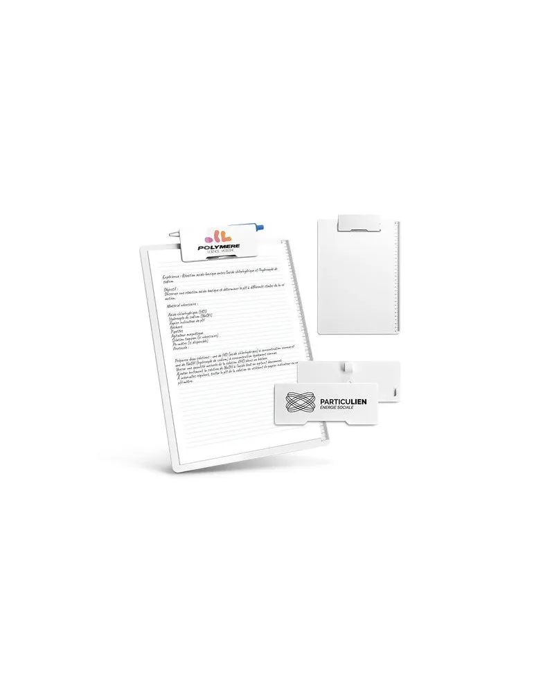 ECRITOIRE AVEC PLAQUE PORTE STYLO