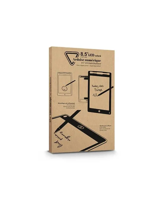 TABLETTE ARDOISE NUMERIQUE LCD COLORE ANTI-EFFACEMENT 8.5 POUCES
