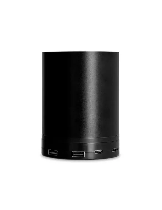 CHARGEUR PAR INDUCTION 10W AVEC FONCTION HUB ET POT A CRAYONS EN rAlu