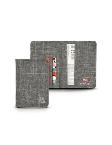 PORTE PASSEPORT, CARTE GRISE, CARTE DE CREDIT AVEC STOP RFID