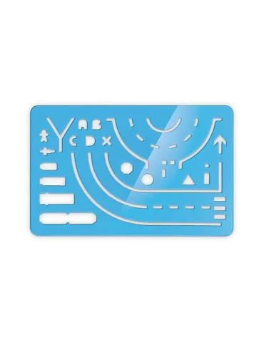 REGLE NORMOGRAPHE 125x80x1,5 mm - ASSISTANT DU CONSTAT AMIABLE 2