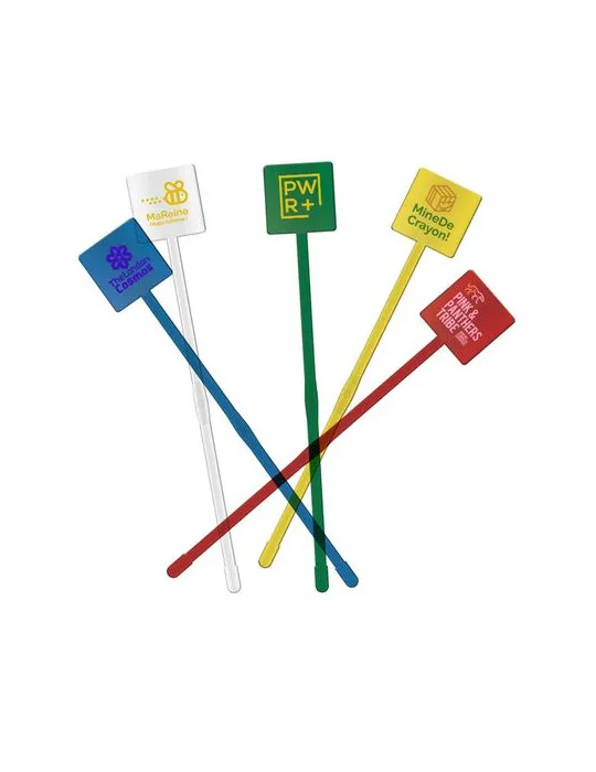 AGITATEUR COCKTAIL CARRE SPATULE 190 mm