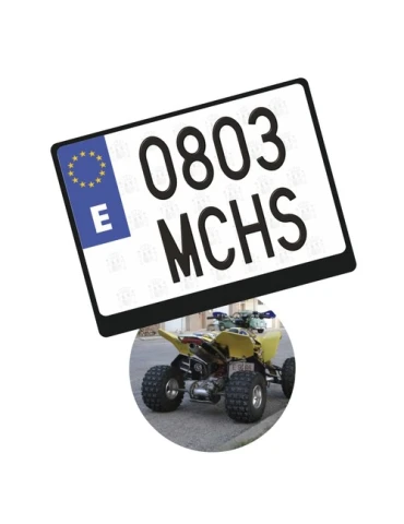 plaque d'immatriculation