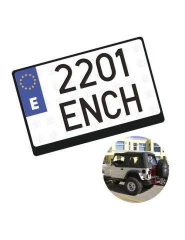 plaque d'immatriculation