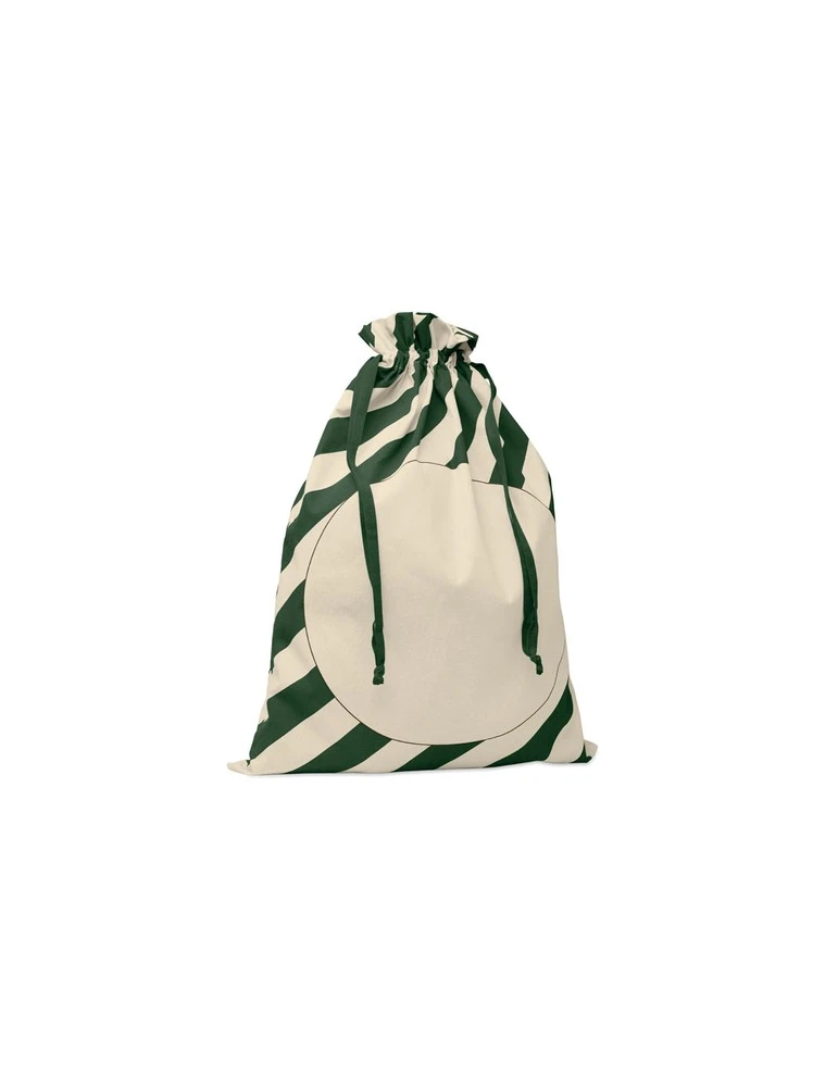 LAUKKU Grand sac coton Père Noël