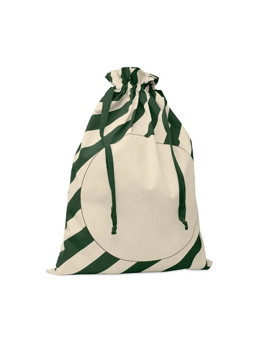 LAUKKU Grand sac coton Père Noël