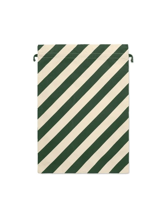 LAUKKU Grand sac coton Père Noël