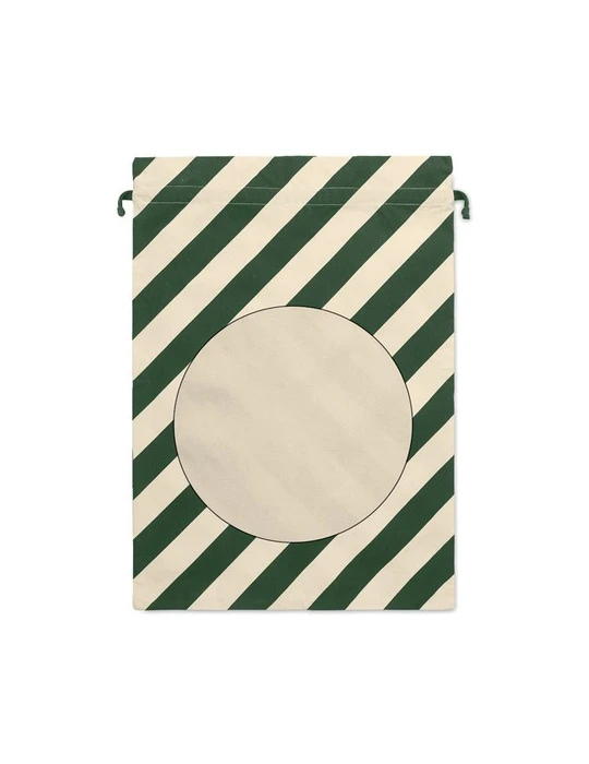 LAUKKU Grand sac coton Père Noël