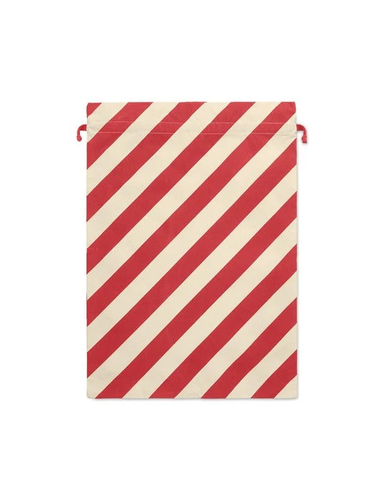 LAUKKU Grand sac coton Père Noël