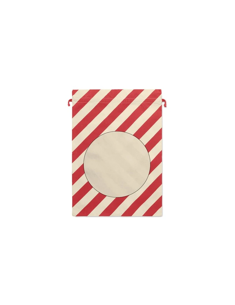 LAUKKU Grand sac coton Père Noël