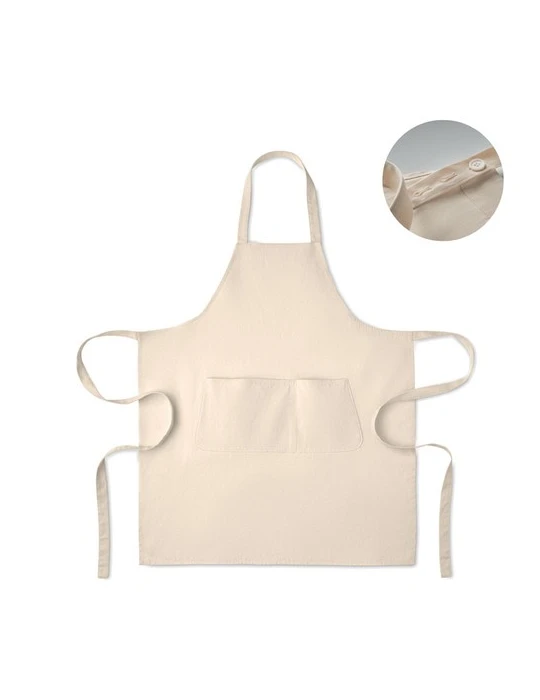 GAMMA COLOUR Tablier en coton bio 240 gr/m²