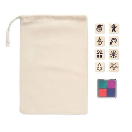 Set de 8 tampons en bois STAMPIE