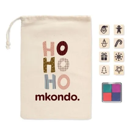 Set de 8 tampons en bois STAMPIE