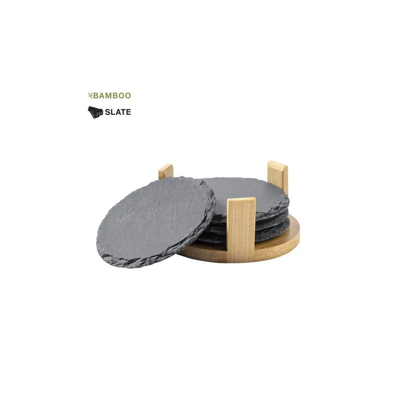 Set Sous-Verre Seitol en Ardoise Naturelle