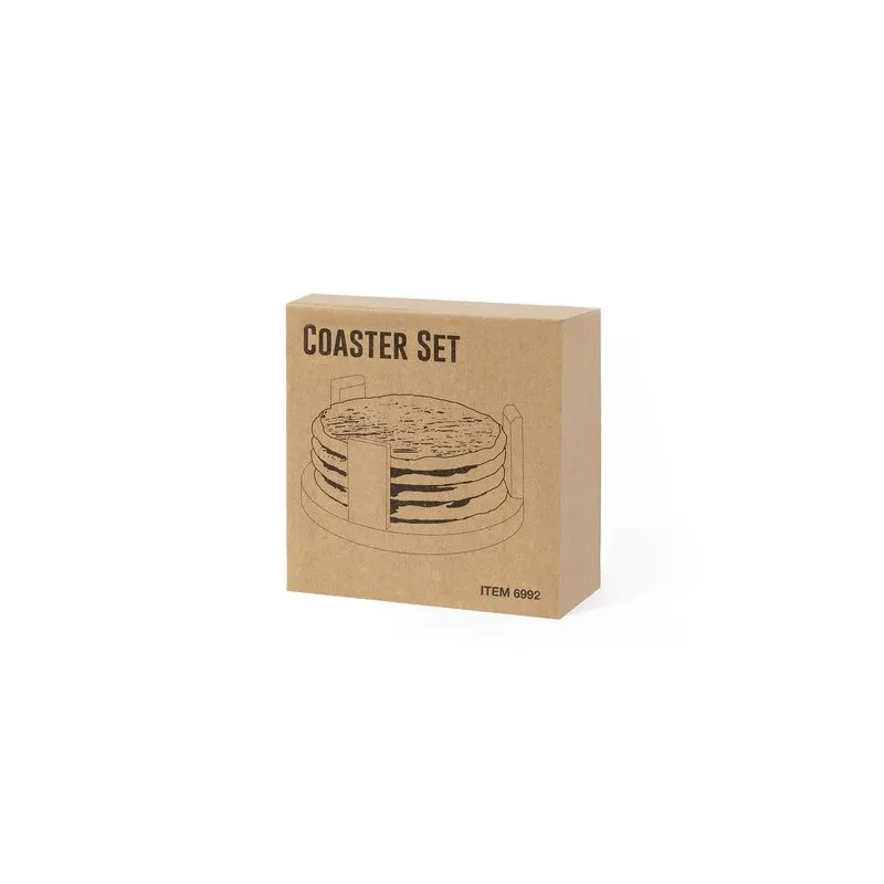 Set Sous-Verre Seitol en Ardoise Naturelle