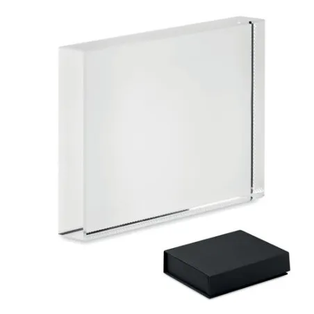 Cadre Trophée en Cristal BLO - Élégance et Distinction Personnalisé