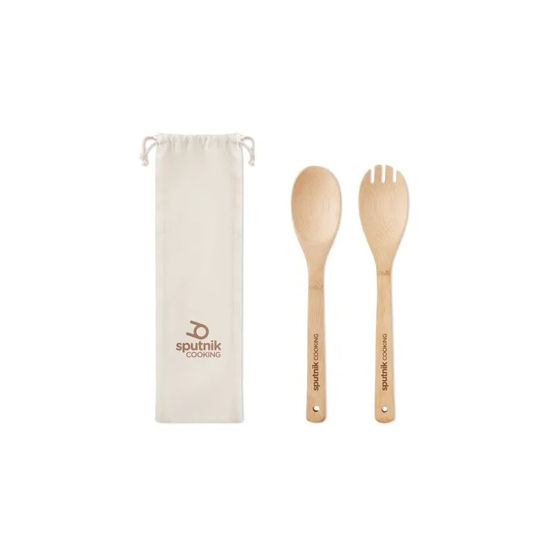 Couverts à salade en bambou MAYEN SET