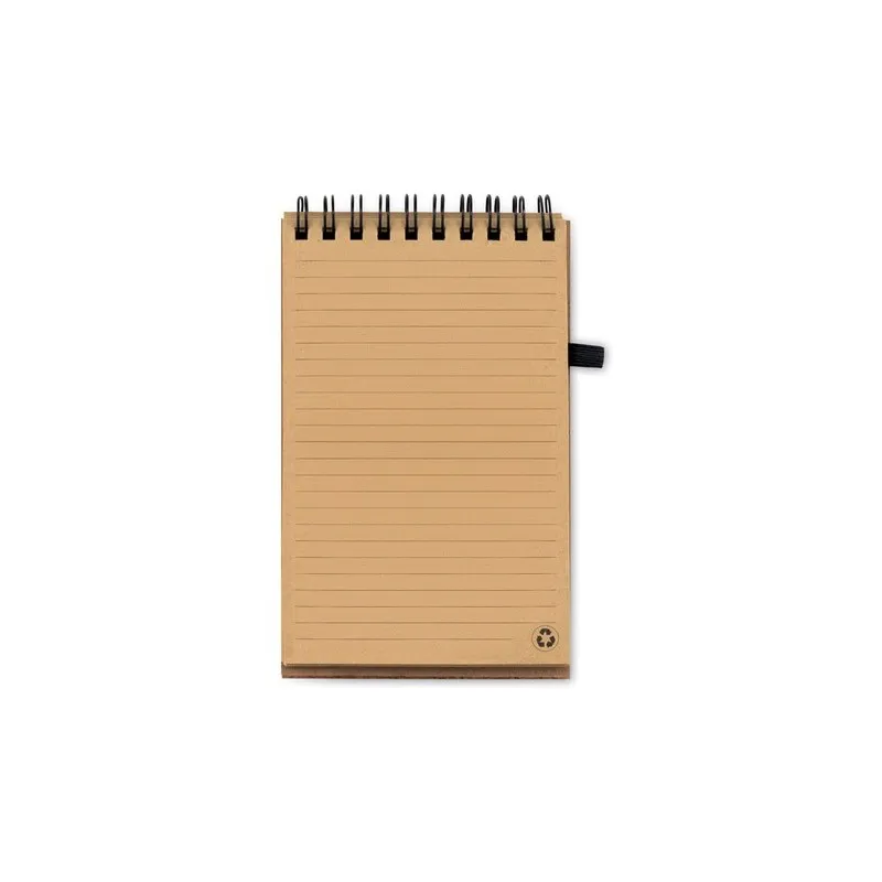 Carnet A6 en Liège avec Stylo Écologique