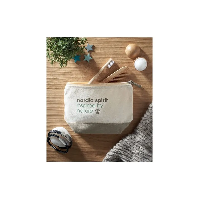 Trousse en coton bicolore KLEUREN - Élégance et Praticité