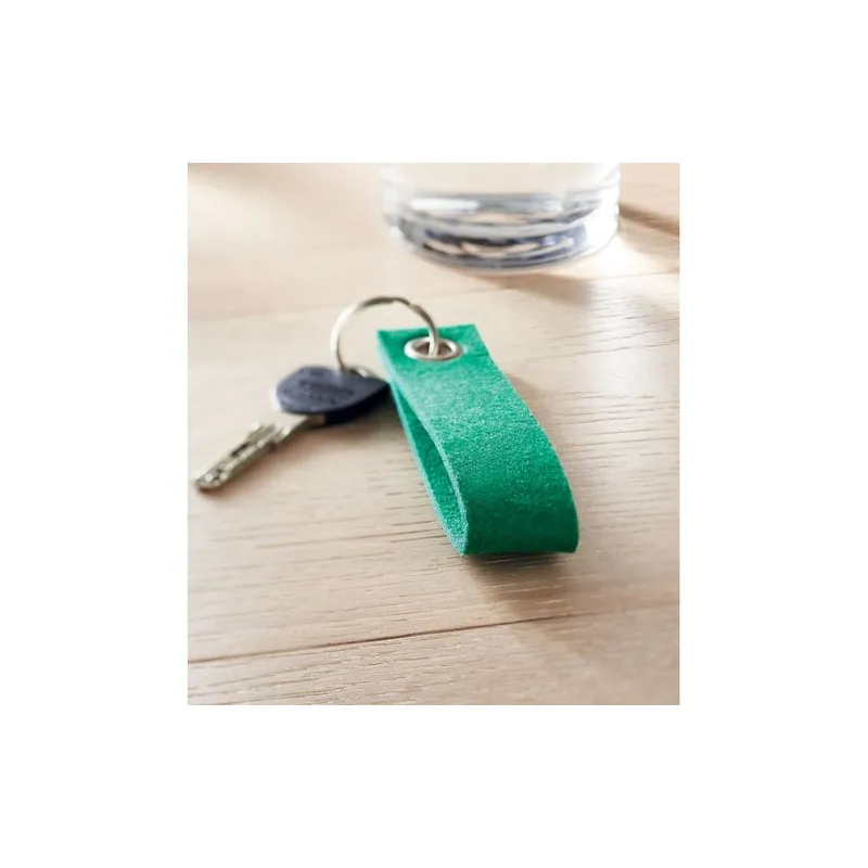 Porte-clés en feutre RPET SUORA - Écologique et Élégant