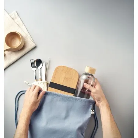 Sac à Cordon en Coton Organique YUKI COLOUR Personnalisé