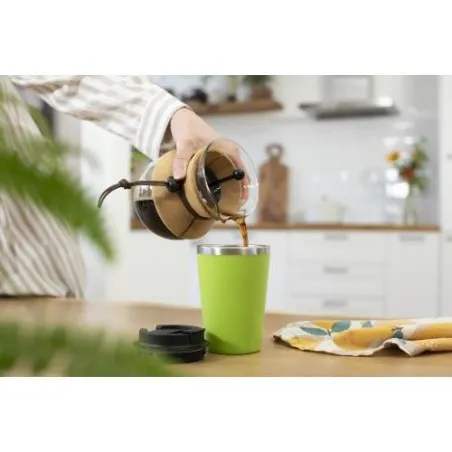 Mug en acier inoxydable Shay - Élégance et robustesse