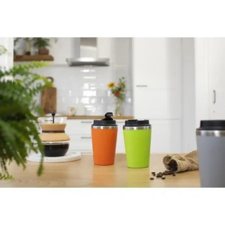 Mug en acier inoxydable Shay - Élégance et robustesse