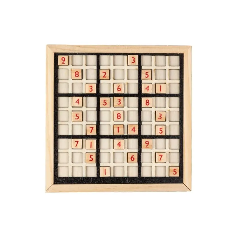 Jeu de Sudoku en Bois Christa