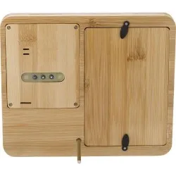 Station Météo en Bambou Colton - Élégance et Fonctionnalité 2