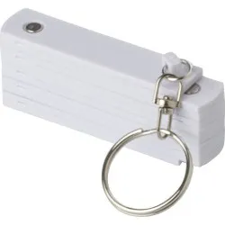 Porte-clés mètre-pliant 50 cm en plastique Holly