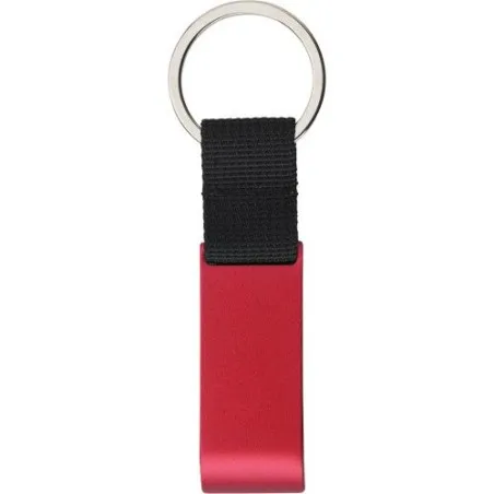 Porte-clés en métal avec décapsuleur Lionel