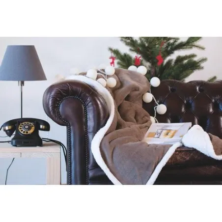 Couverture PP/Sherpa ZERMATT : Confort et Élégance