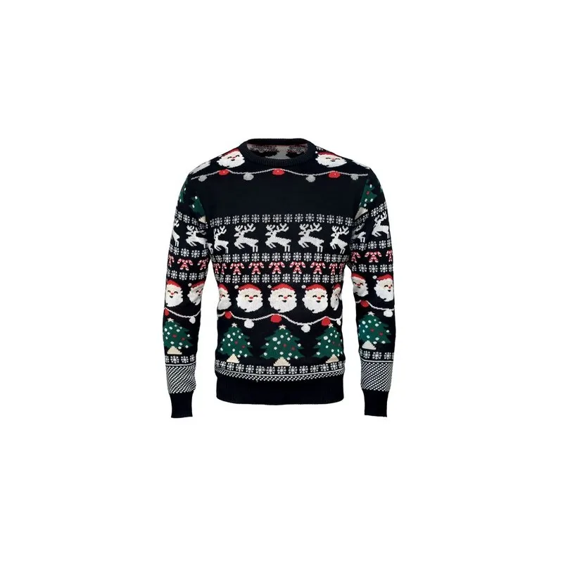 Pull LED de Noël L/XL - Brillez en Fête !