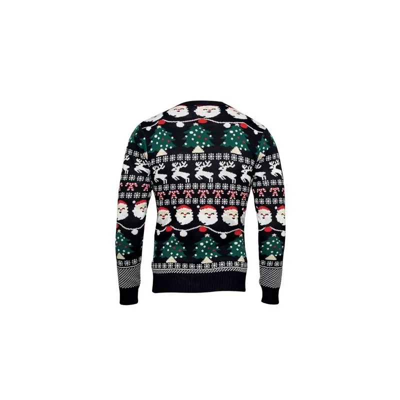 Pull LED de Noël L/XL - Brillez en Fête !