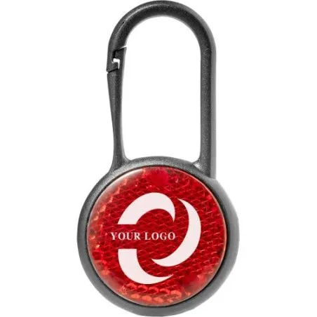 Réflecteur LED avec Mousqueton Zuri - Sécurité Optimale