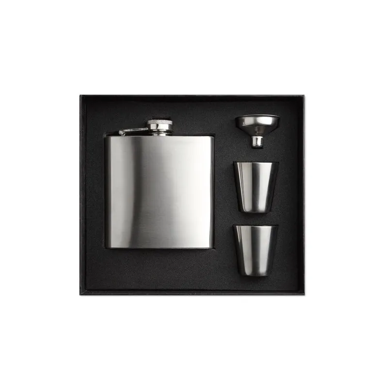 Flacon de poche SLIMMY FLASK SET avec gobelets