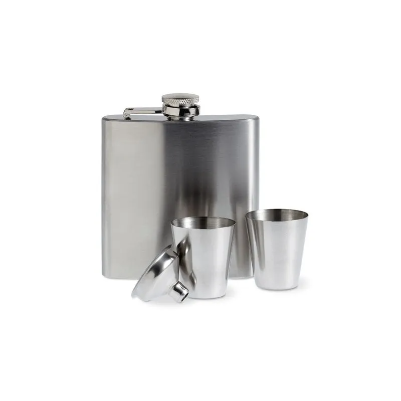 Flacon de poche SLIMMY FLASK SET avec gobelets