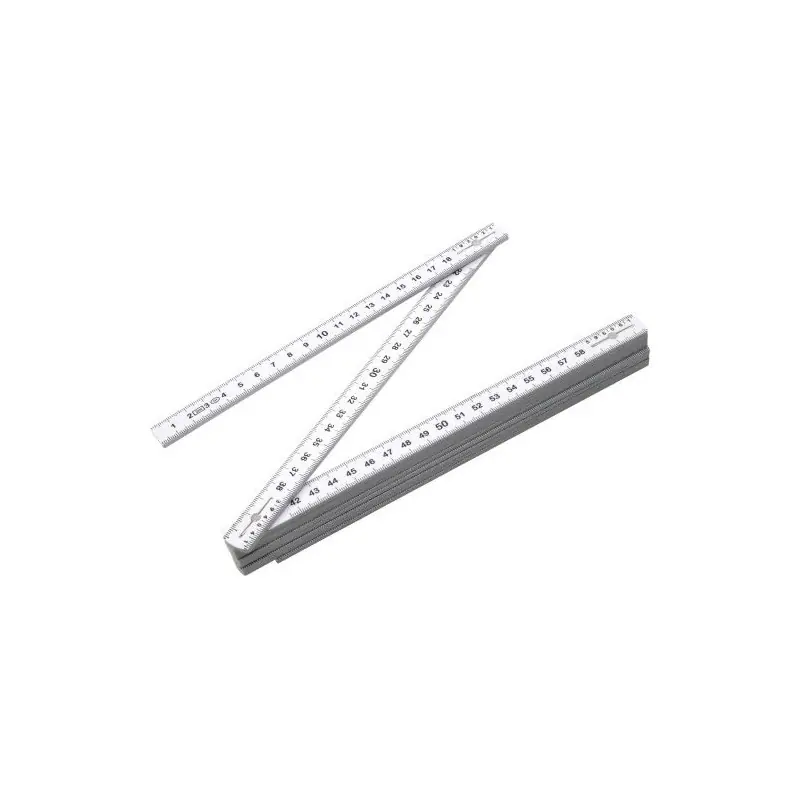 Mètre-pliant publicitaire 2 m en plastique Karl Personnalisé