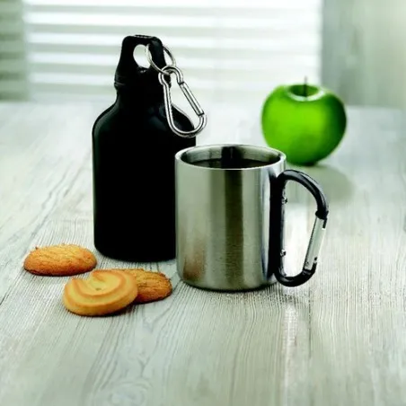 Mug Acier Inox avec Anse Mousqueton - TRUMBO