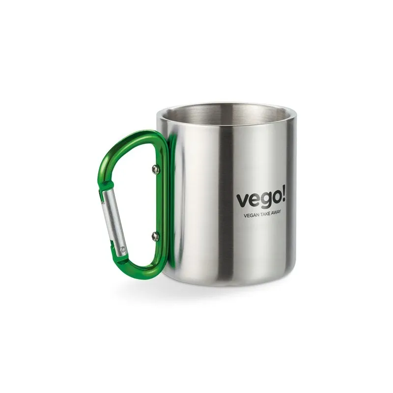 Mug Acier Inox avec Anse Mousqueton - TRUMBO