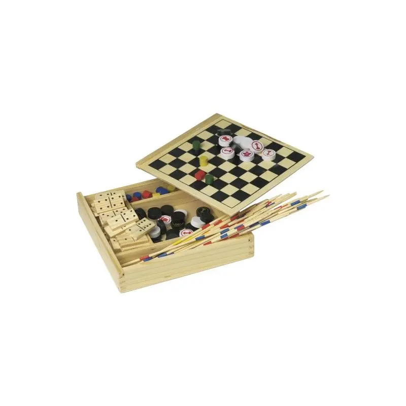Set de 5 jeux en coffret - Idéal pour les loisirs