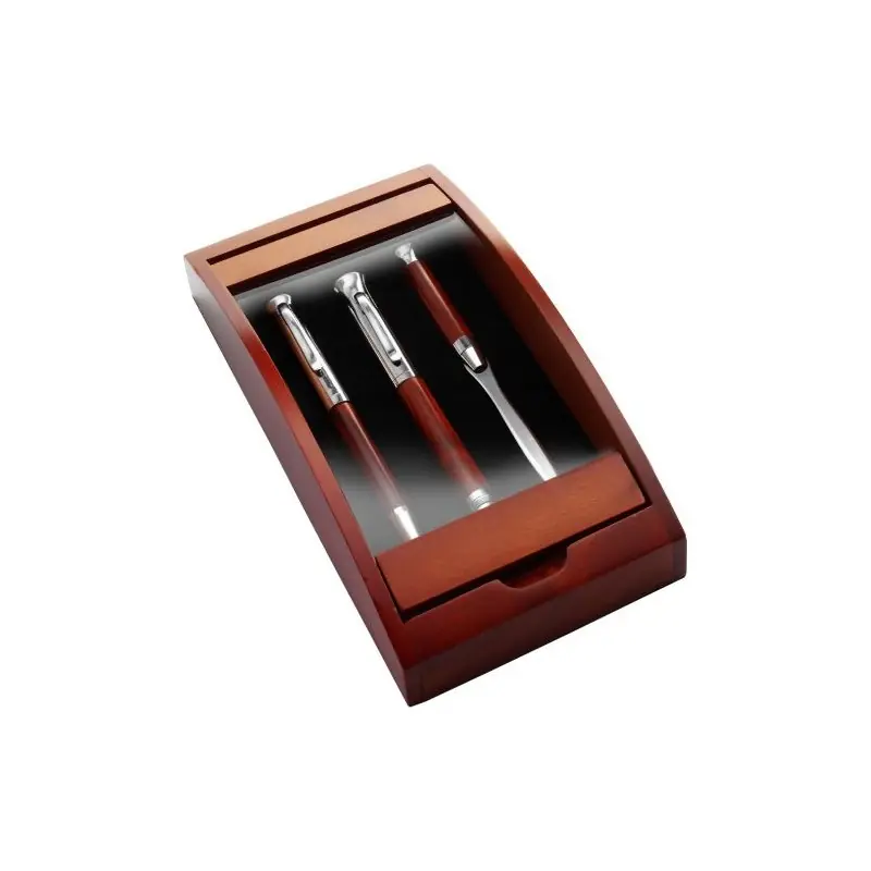 Parure Écriture Paulette : Stylo Bille, Plume & Coupe-Papier