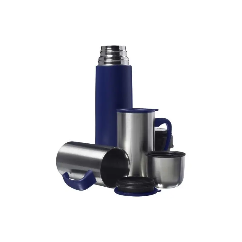 Set Isotherme Luca : Bouteille et Mugs en Acier