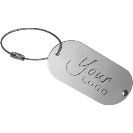 Étiquette de Valise en Aluminium Isa