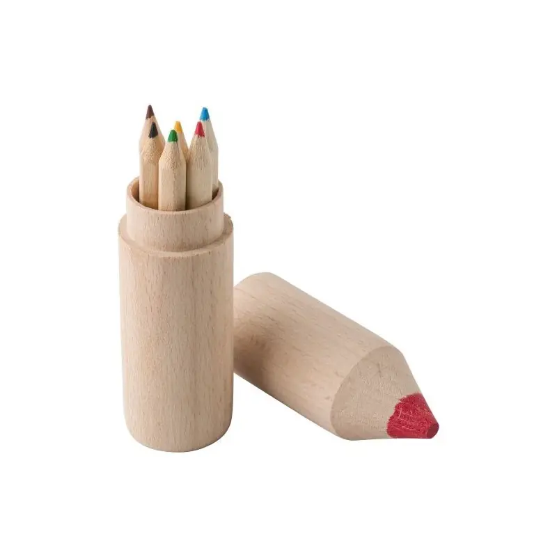 Tube en bois de 6 crayons Francis