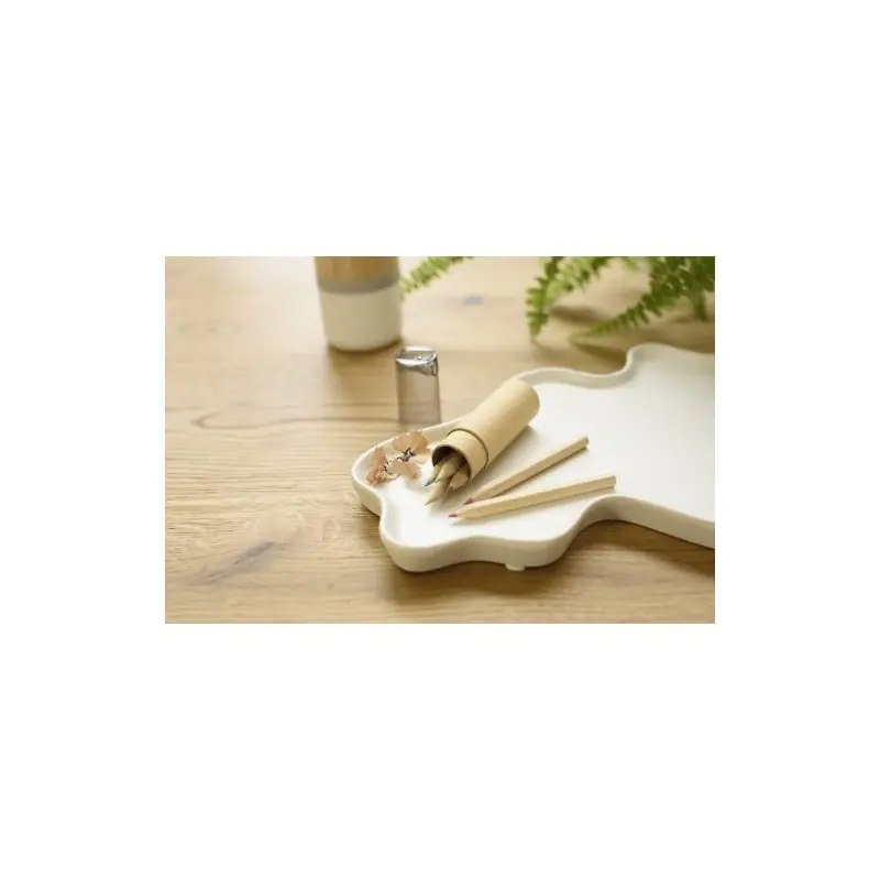 Tube de 6 Crayons Libbie avec Taille-Crayon